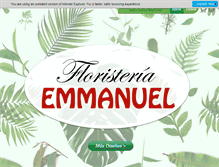Tablet Screenshot of floristeriaemmanuel.com
